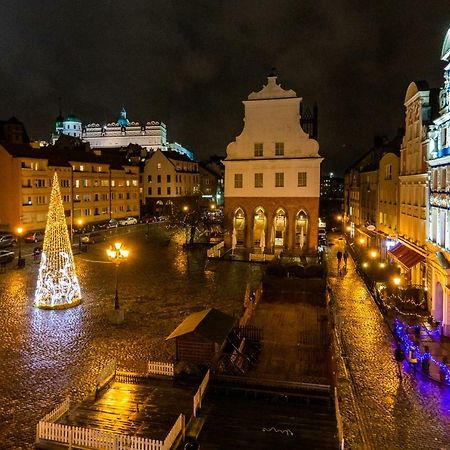Apartament Rynek Sienny 1 Szczecin Buitenkant foto